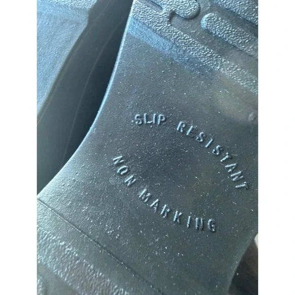 Easy Works Black Patent Mary Jane Shoes Womens 7W Slip Resistant Work Comfort - Picture 9 of 10